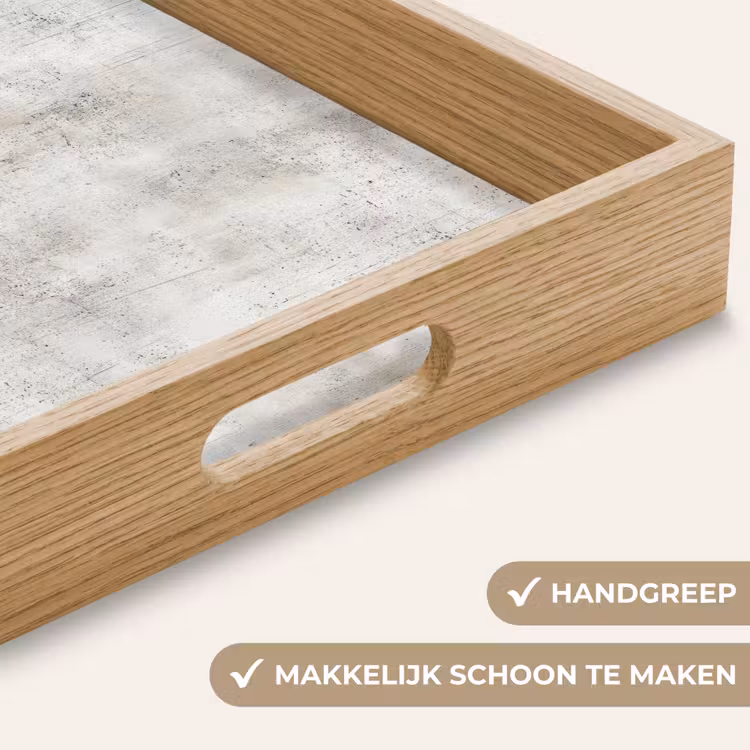 Dienblad - Grijs - Beton - Verweerd — 8
