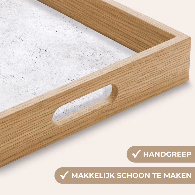 Dienblad - Lichtgrijs - Betonstructuur - Subtiel — 8
