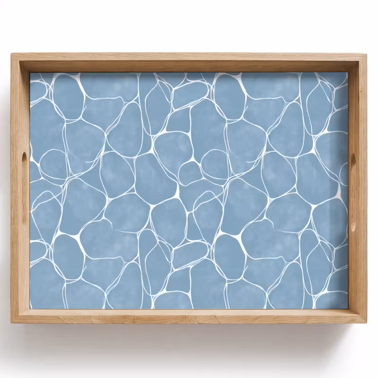 Dienblad - Organisch - Patroon - Blauw — 1