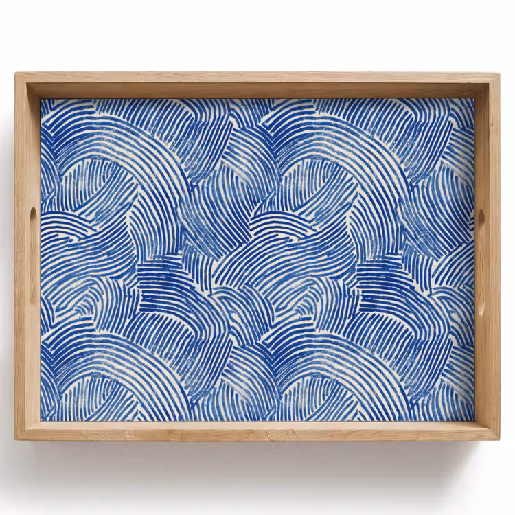 Dienblad - Modern - Abstract - Blauw — 1