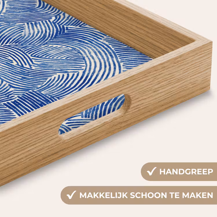 Dienblad - Modern - Abstract - Blauw — 8