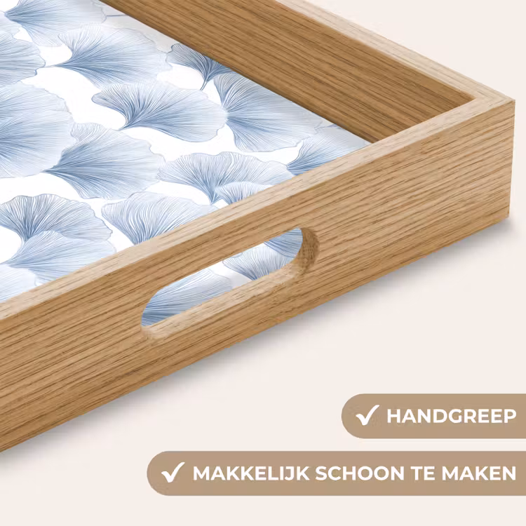 Dienblad - Waaier - Modern - Blauw — 8