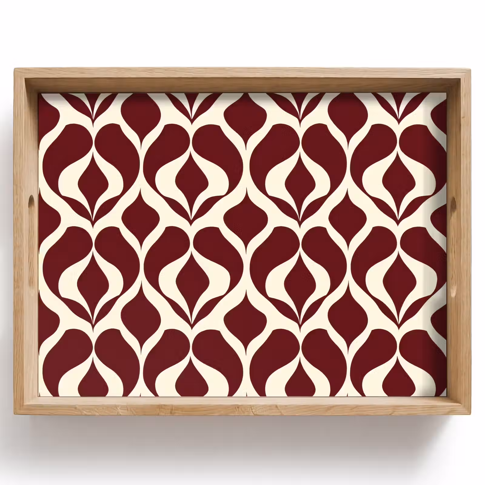 Dienblad - Rood - Druppelpatroon - Grafisch — 1