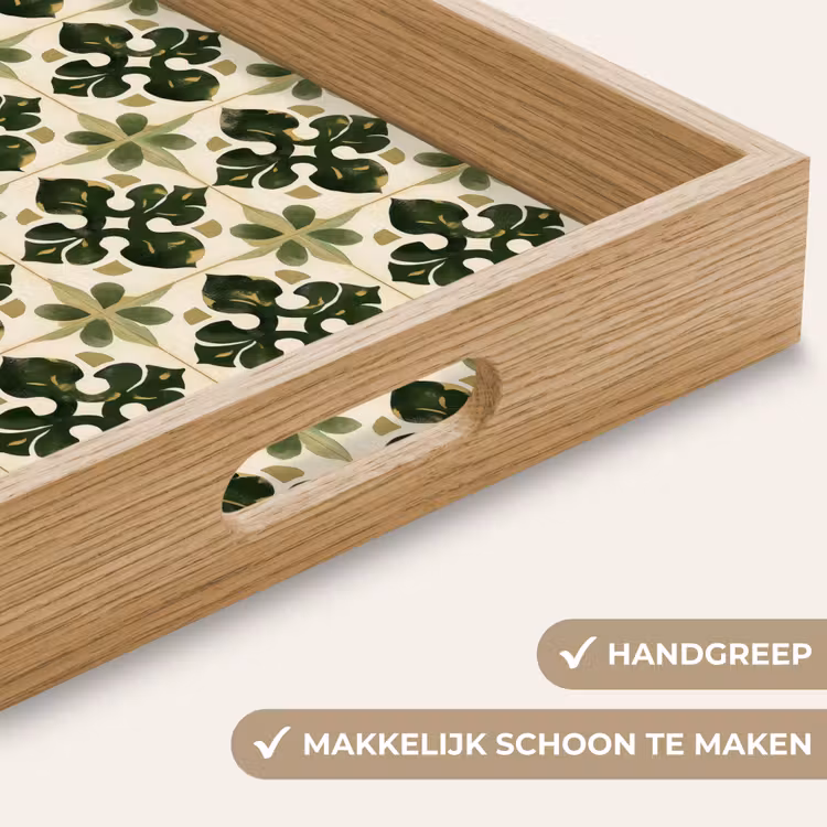 Dienblad - Patroon - Tegel - Groen — 8