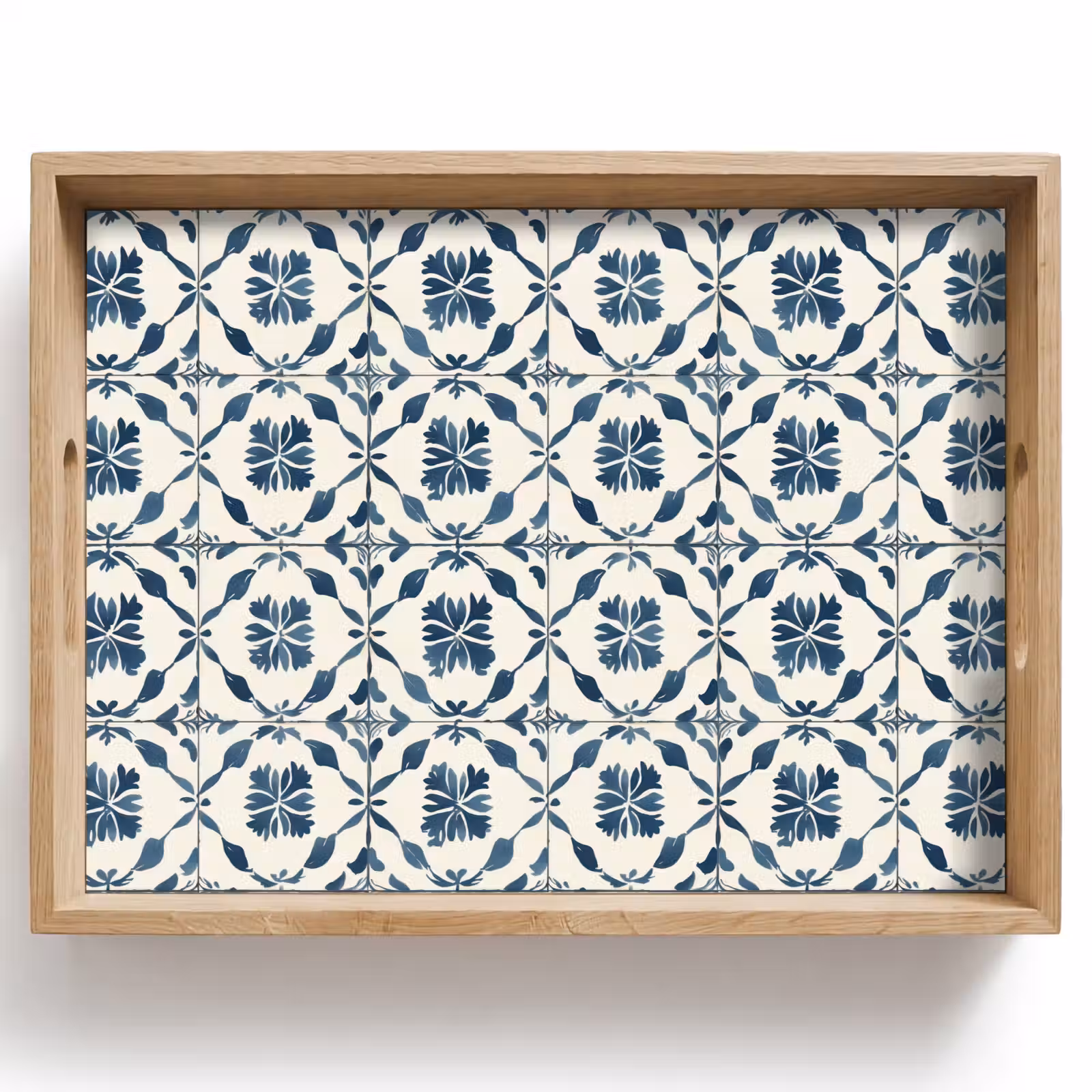 Dienblad - Grafisch - Tegel - Blauw — 1