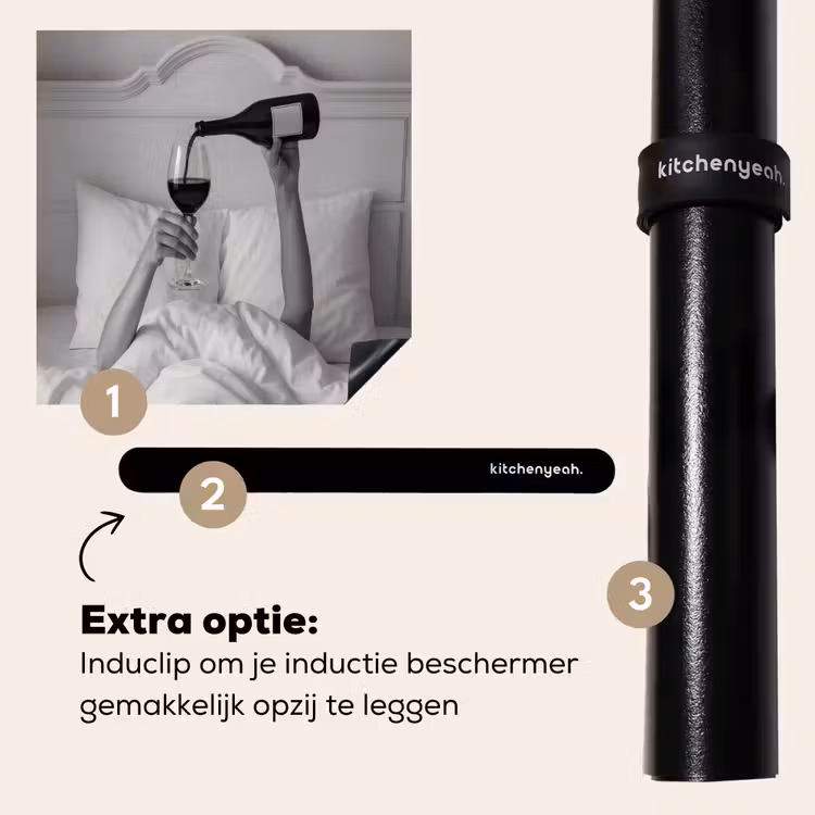 Inductie beschermer - Lakens - Armen - Wijn - Glas — 8