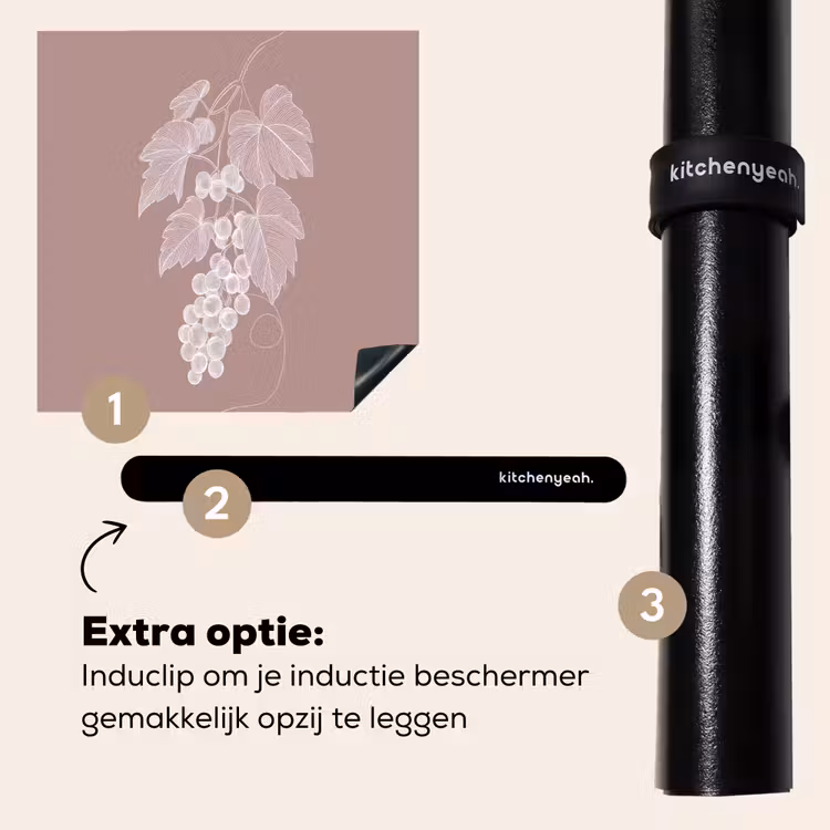 Inductie beschermer - Tros - Druiven - Illustratie - Bladeren — 8