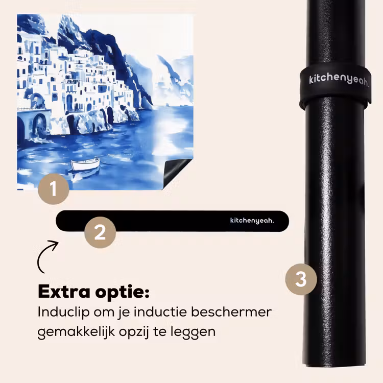 Inductie beschermer - Dorp - Rotswand - Roeiboot - Water — 8