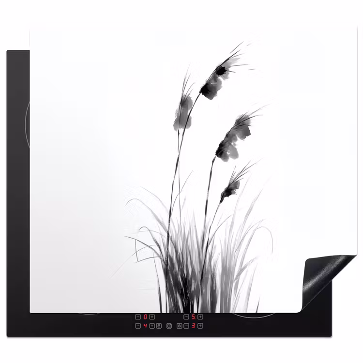 Inductie beschermer - Minimalistisch - Stelen - Wit — 1