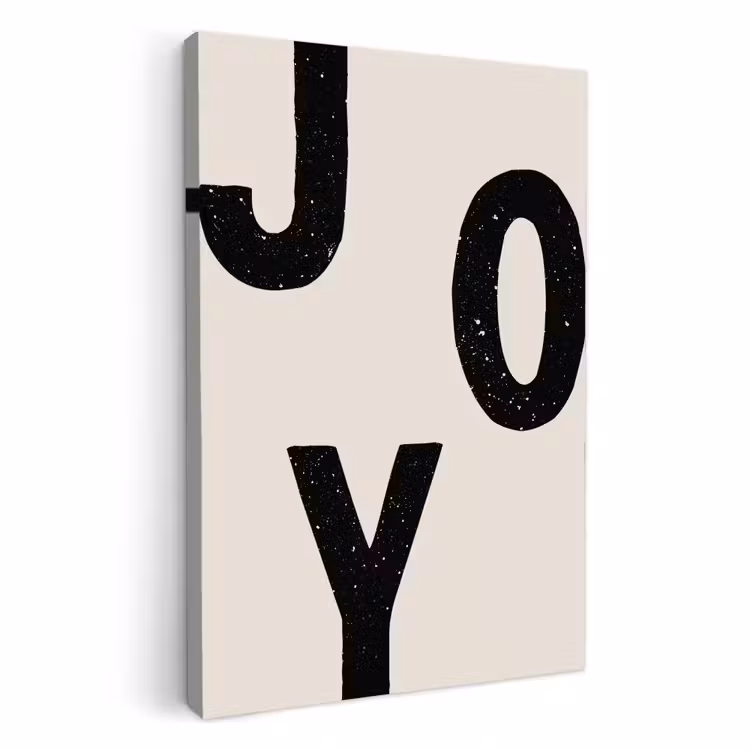 Kerst - Quote - Joy - Zwart - Feestdagen — 1