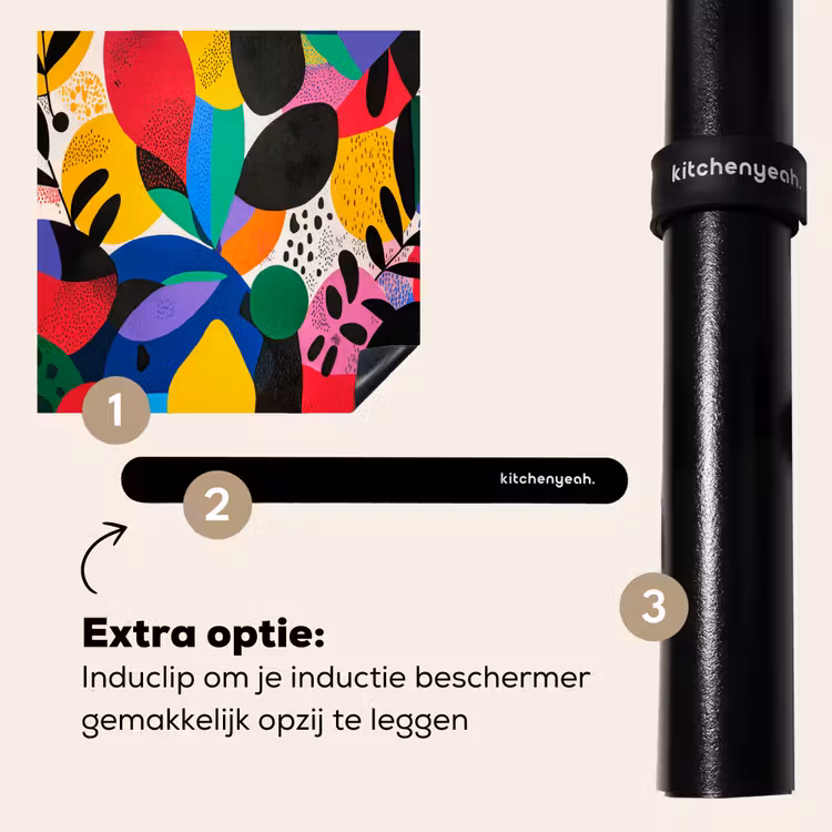 Inductie beschermer - Vormen - Stippen - Kleurrijk — 8
