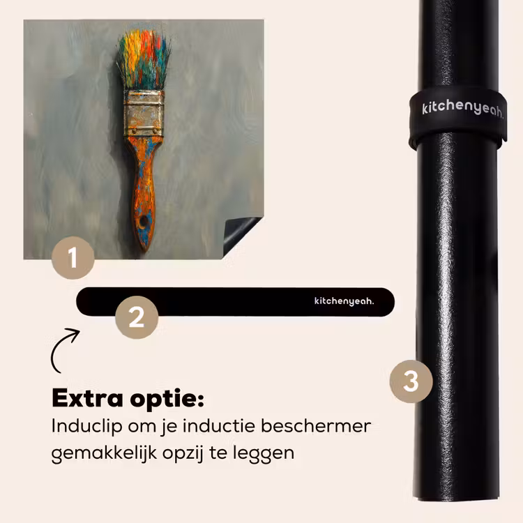 Inductie beschermer - Verf - Kwast - Schilderij — 8