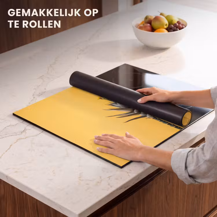 Inductie beschermer - Plant - Minimalistisch - Bloem - Geel — 7