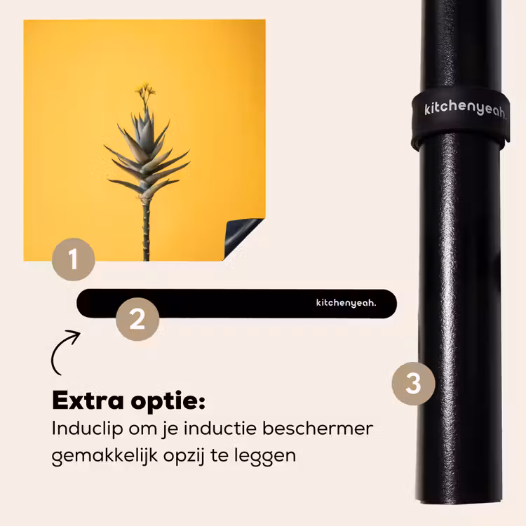 Inductie beschermer - Plant - Minimalistisch - Bloem - Geel — 8