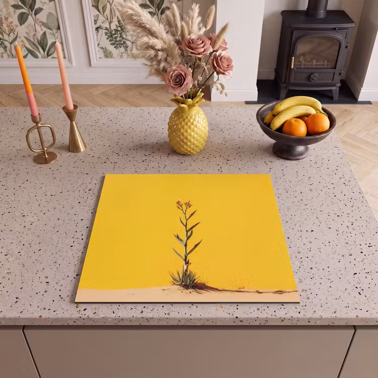 Inductie beschermer - Zand - Plant - Geel - Minimalitisch — 3