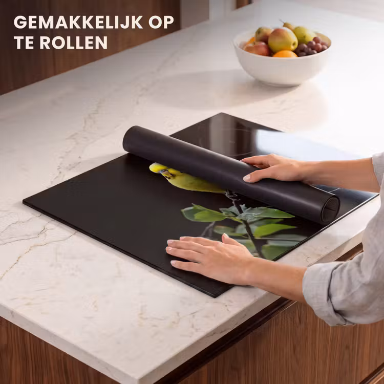 Inductie beschermer - Parkiet - Tak - Bladeren - Geel — 7