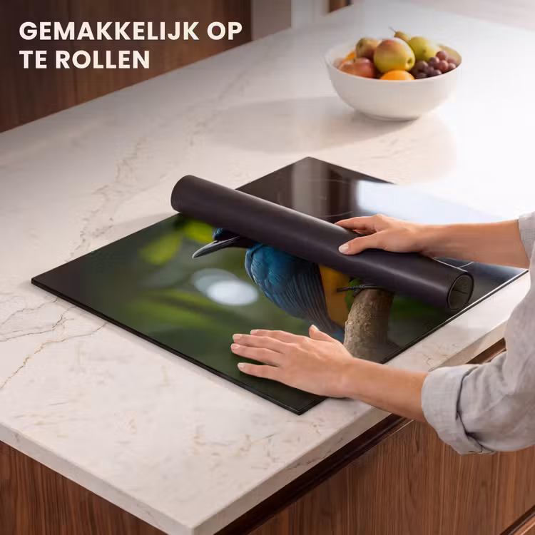 Inductie beschermer - Vogel - Tak - Geel - Bladeren — 7