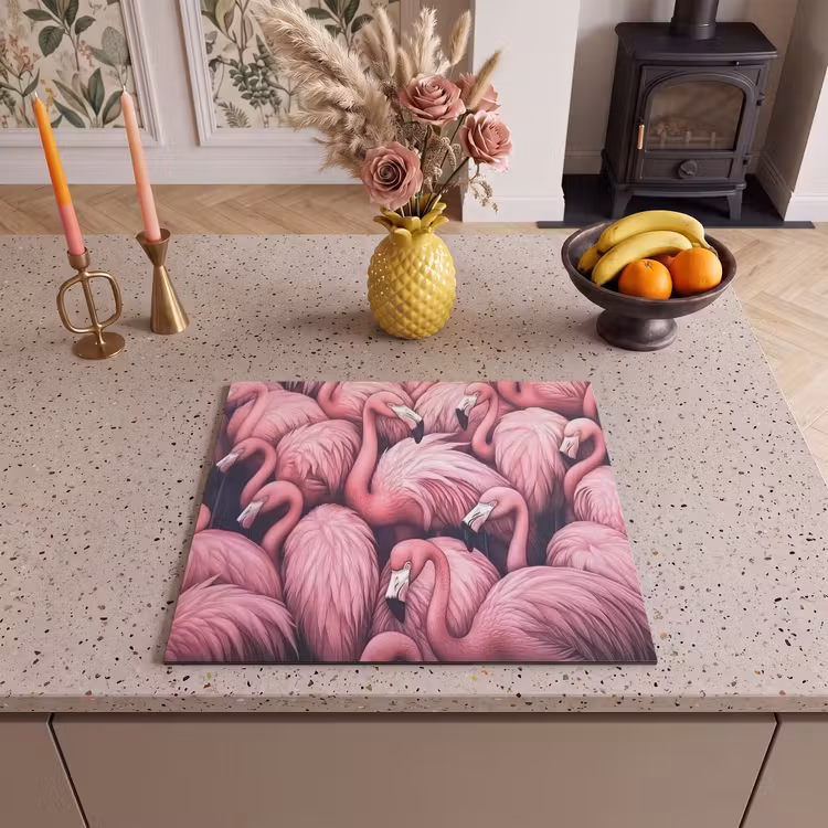 Inductie beschermer - Flamingo - Roze - Dieren — 3