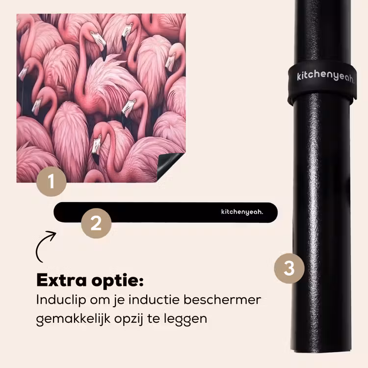 Inductie beschermer - Flamingo - Roze - Dieren — 8