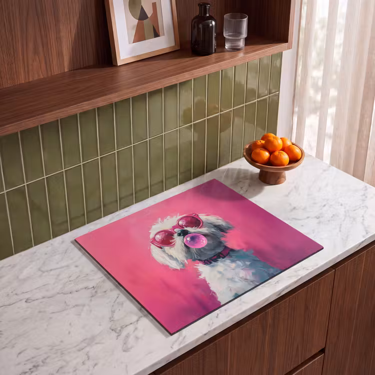 Inductie beschermer - Pink - Hond - Bubbel — 4