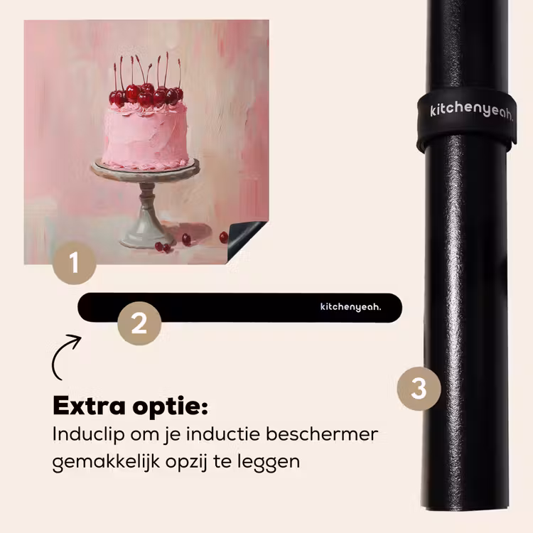 Inductie beschermer - Taart - Pink - Cherry — 8