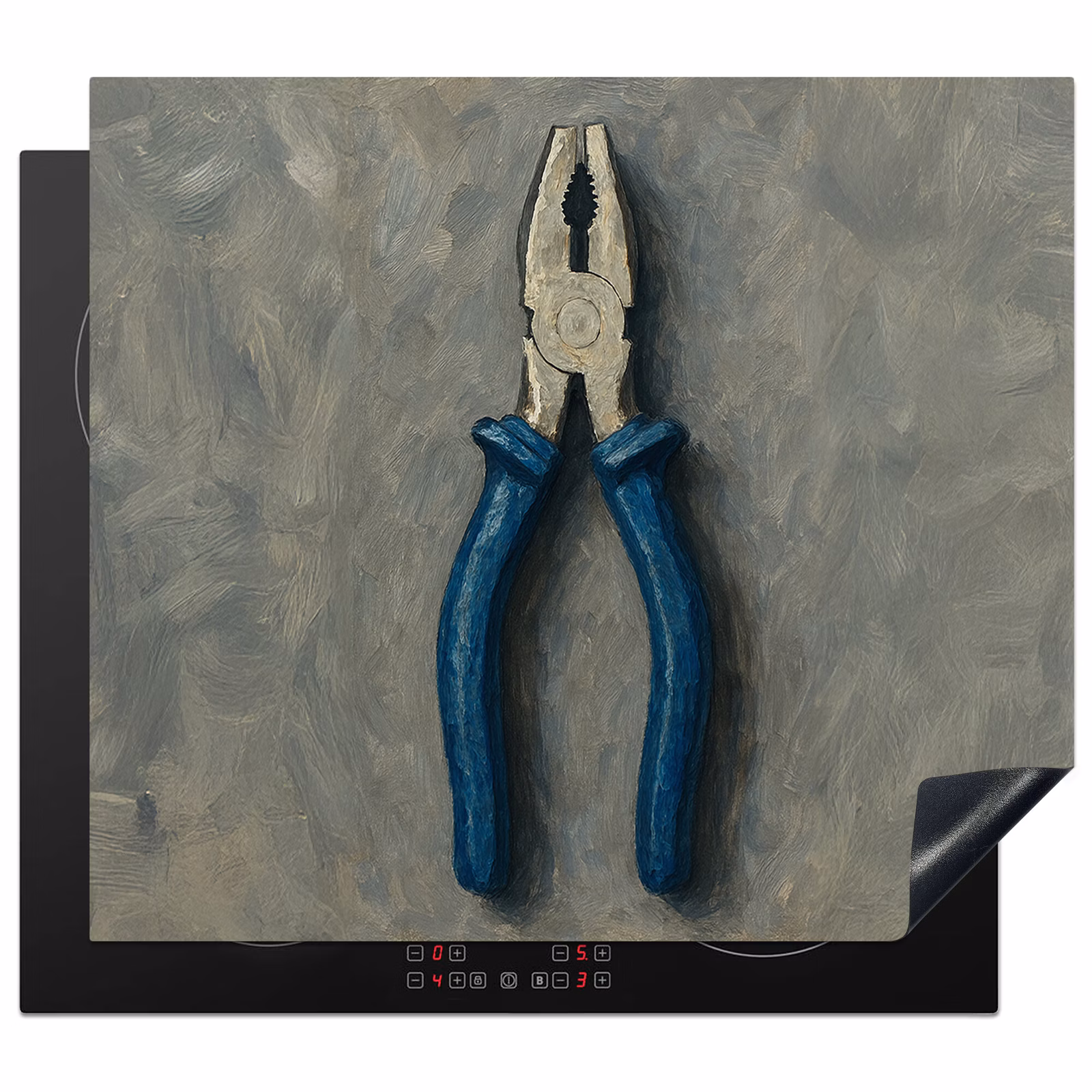 Inductie beschermer - Tang - Schilderij - Textuur - Verf — 1