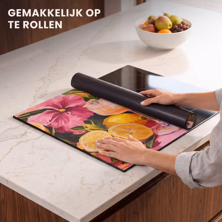 Inductie beschermer - Drink - Bloemen - Yellow — 7