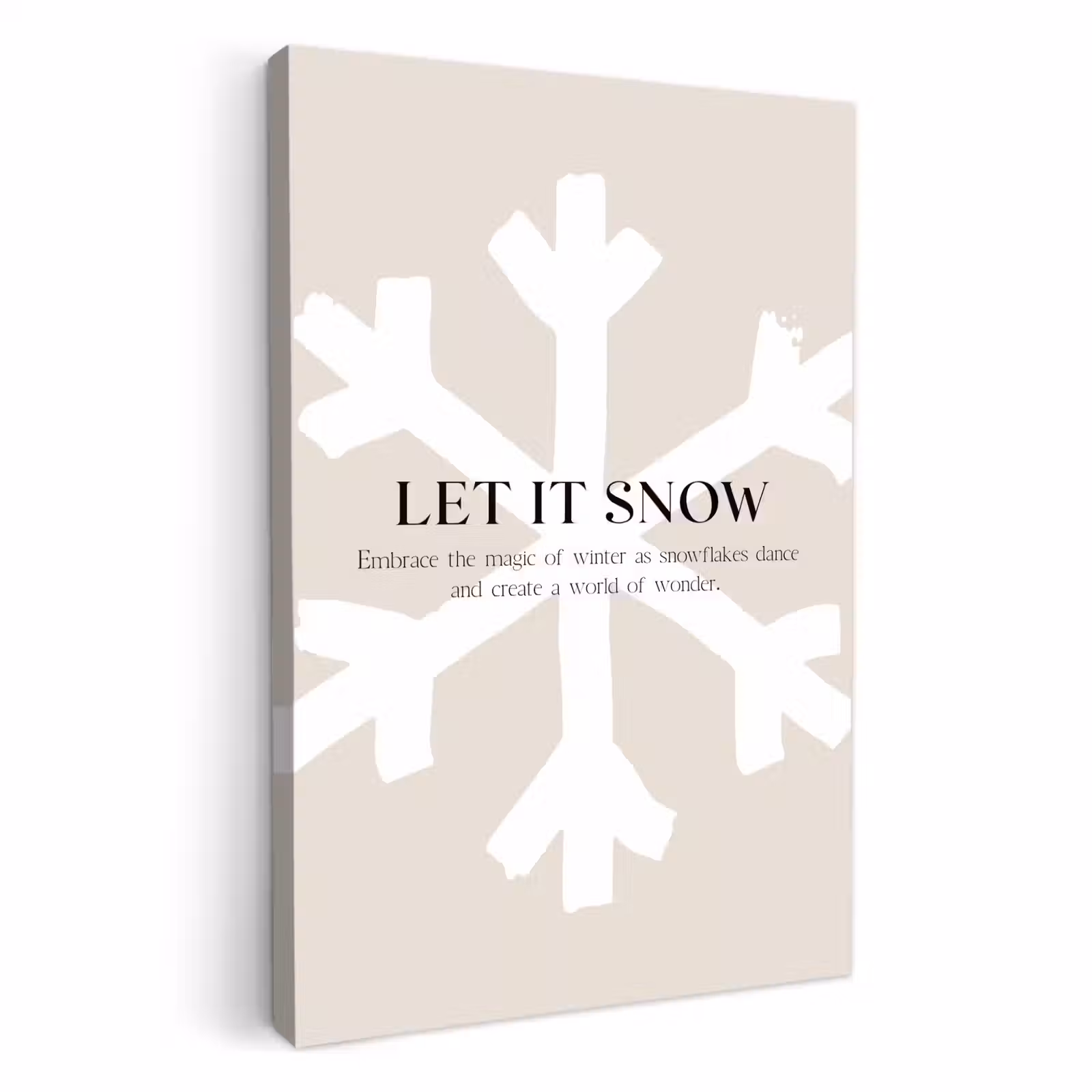 Kerst - Let it snow - Sneeuwvlok - Winter - Quotes — 1