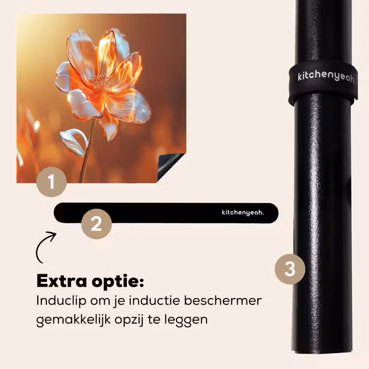 Inductie beschermer - Glazen - Bloem - Zonlicht — 8