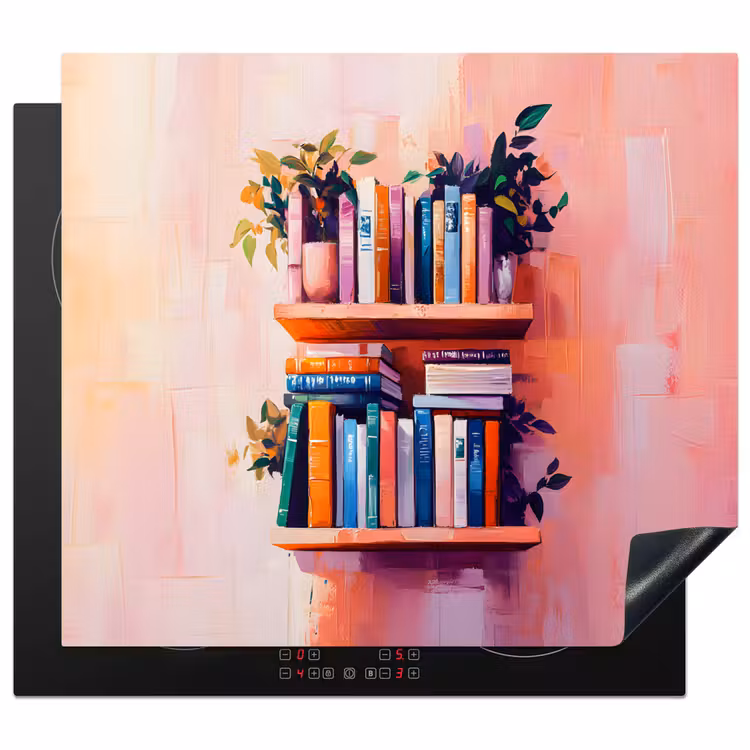 Inductie beschermer - Planken - Boeken - Bladeren — 1