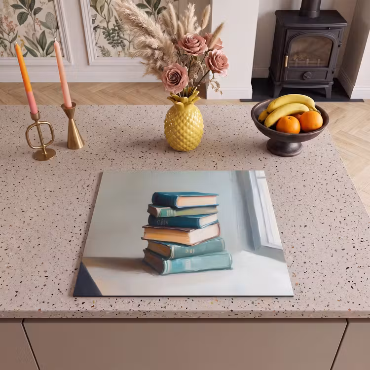 Inductie beschermer - Stapel - Boeken - Groen - Daglicht — 3