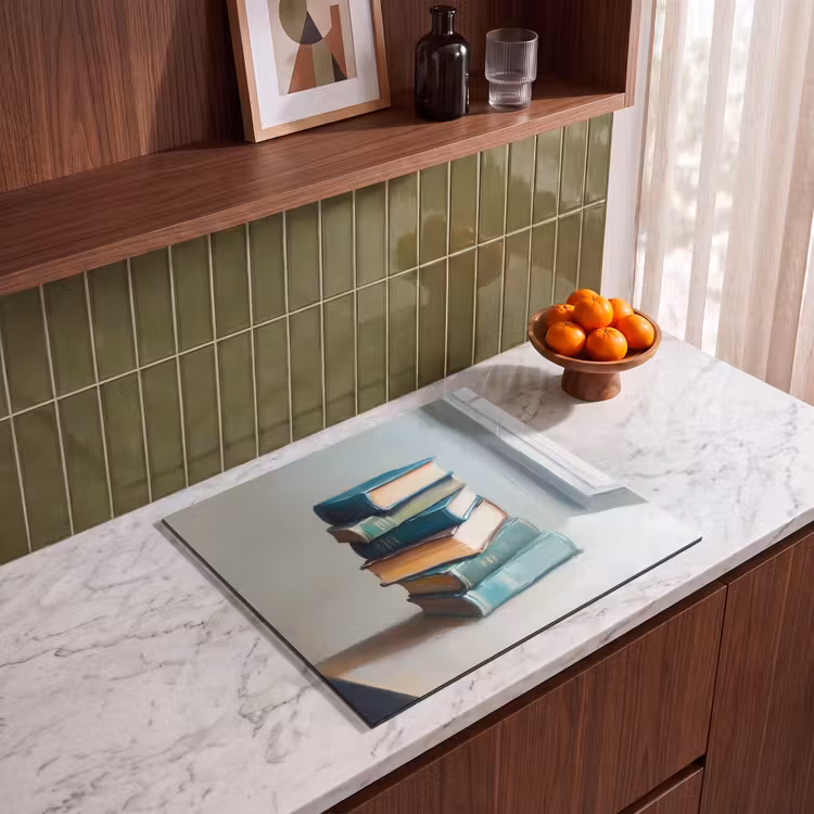 Inductie beschermer - Stapel - Boeken - Groen - Daglicht — 4