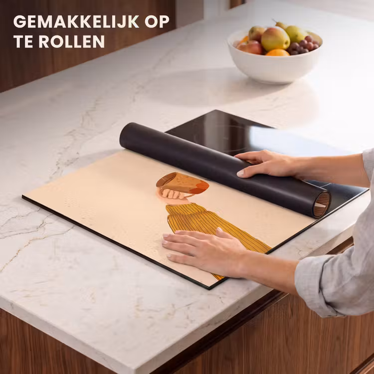 Inductie beschermer - Illustratie - Mokken - Proosten - Bruin — 7