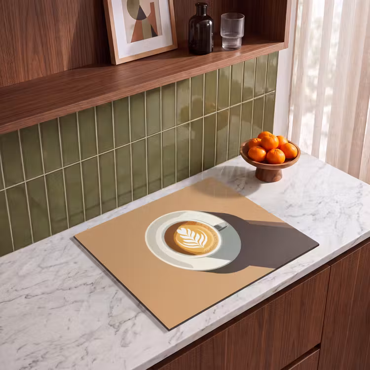 Inductie beschermer - Cappuccino - Kop - Schotel - Minimalitisch — 4