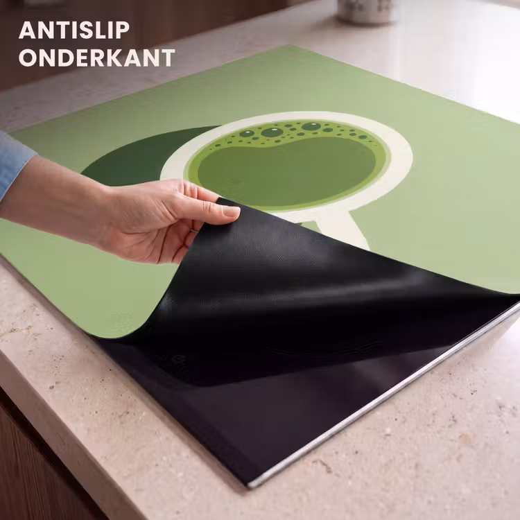 Inductie beschermer - Minimalistisch - Kopjes - Matcha -Groen — 6