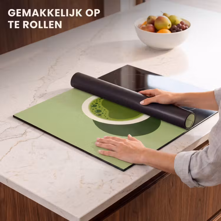 Inductie beschermer - Minimalistisch - Kopjes - Matcha -Groen — 7