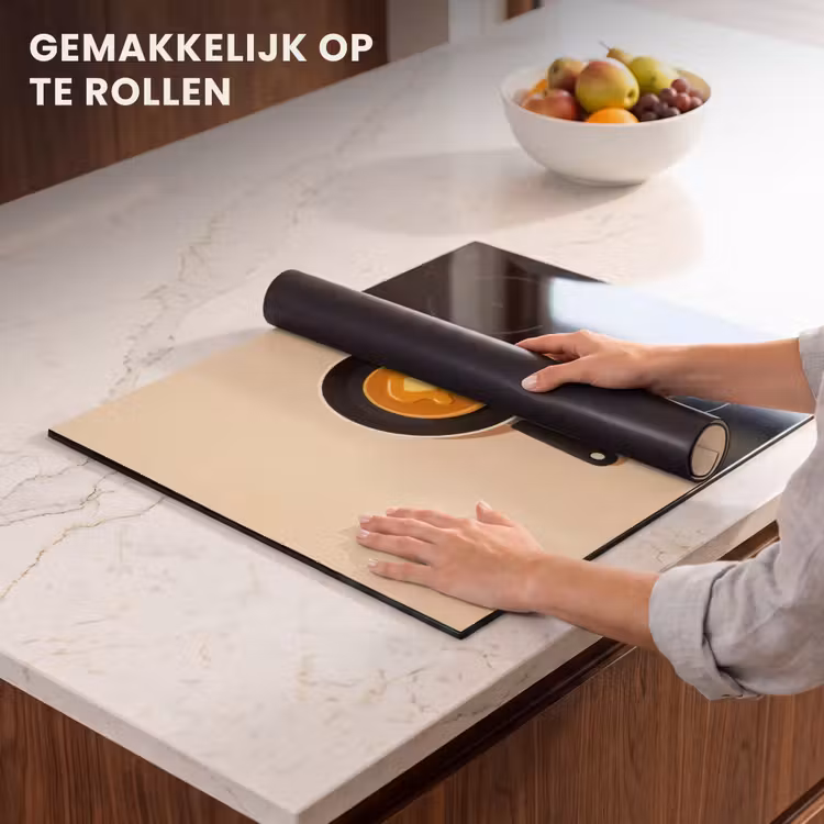 Inductie beschermer - Pannenkoek - Koekenpan - Boter - Minimalistisch — 7