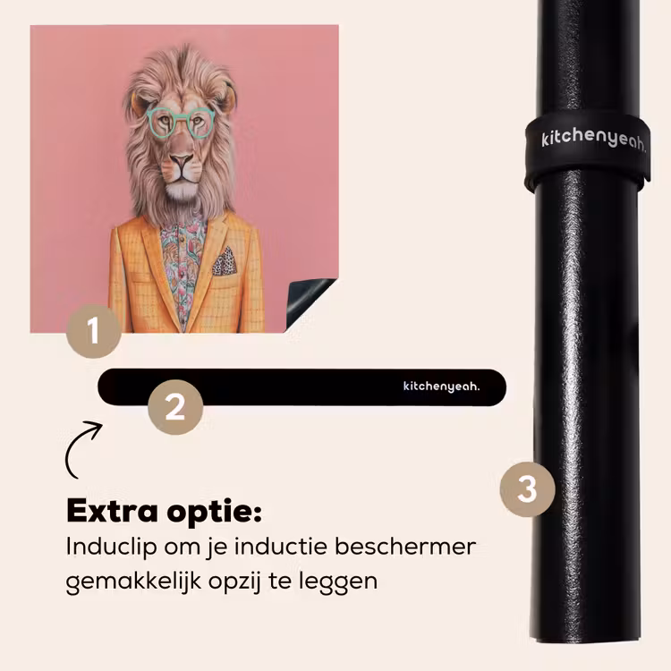 Inductie beschermer - Leeuw - Pak - Geruit - Bril — 8