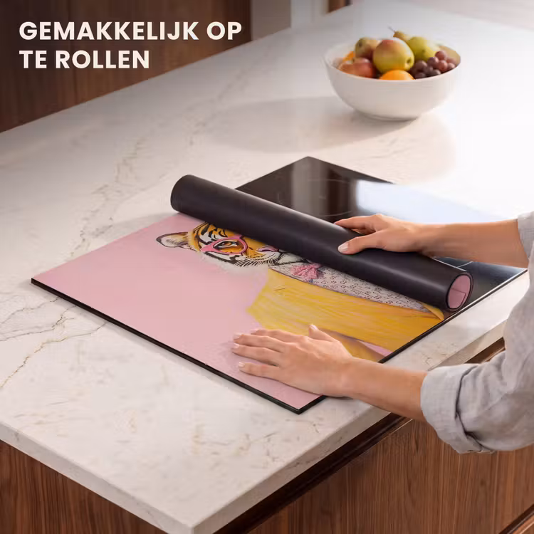 Inductie beschermer - Tijger - Bril - Geel - Jasje — 7