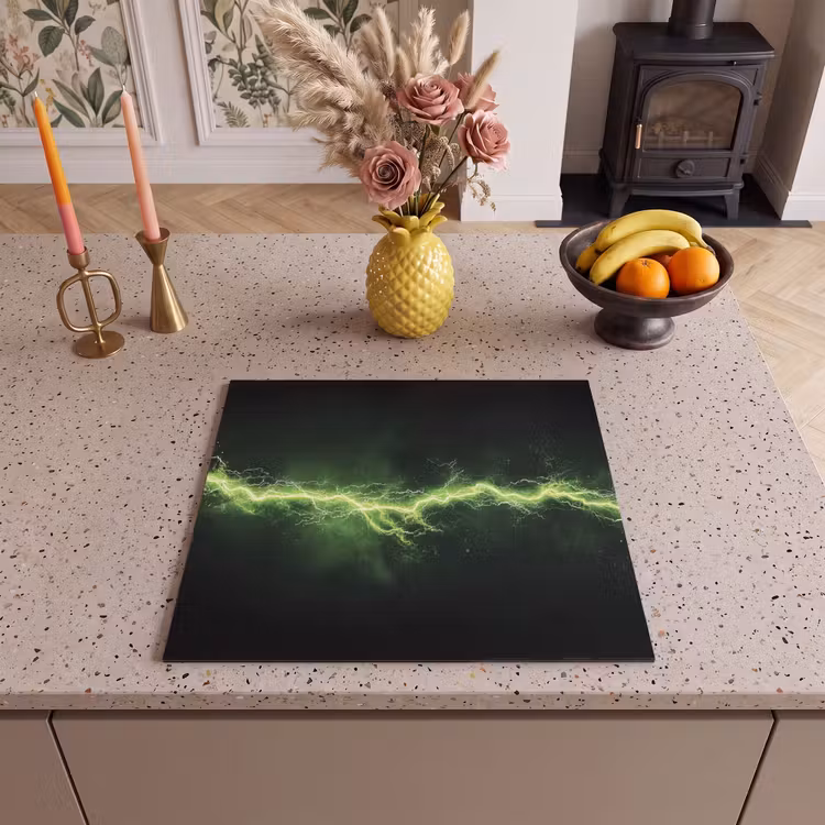 Inductie beschermer - Gaming - Elektriciteit - Lijn - Vonken - Groen — 3