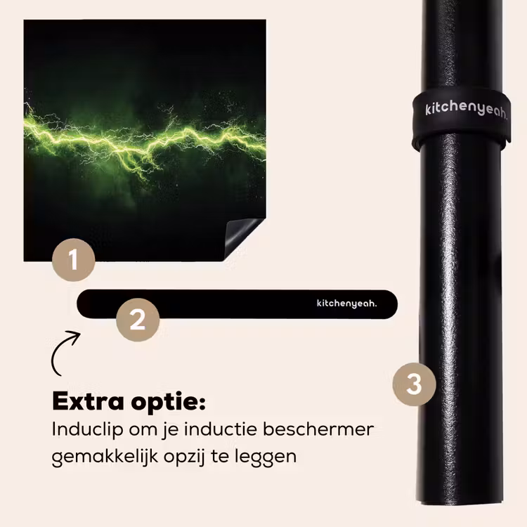 Inductie beschermer - Gaming - Elektriciteit - Lijn - Vonken - Groen — 8