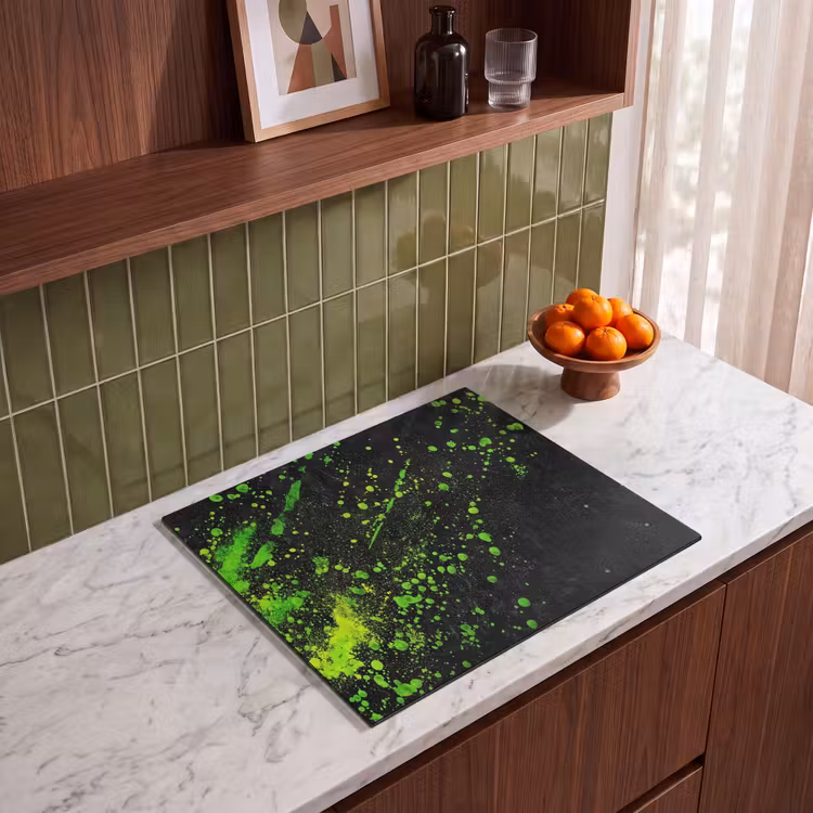 Inductie beschermer - Gaming - Spetters - Groen - Chaotisch - Groen — 4