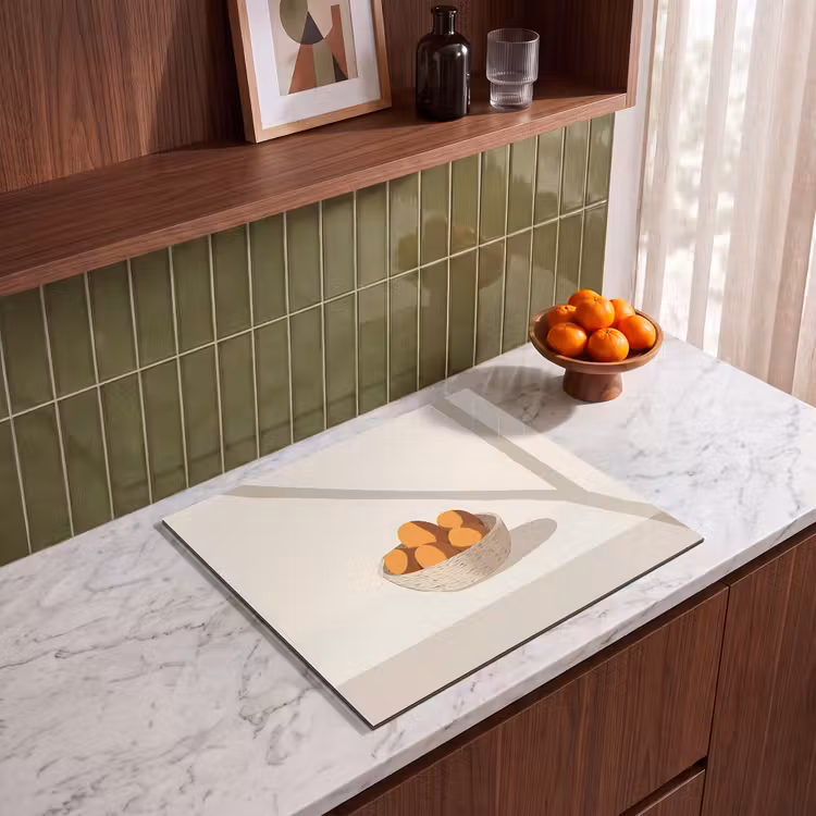 Inductie beschermer - Mand - Fruit - Minimalistisch - Oranje — 4