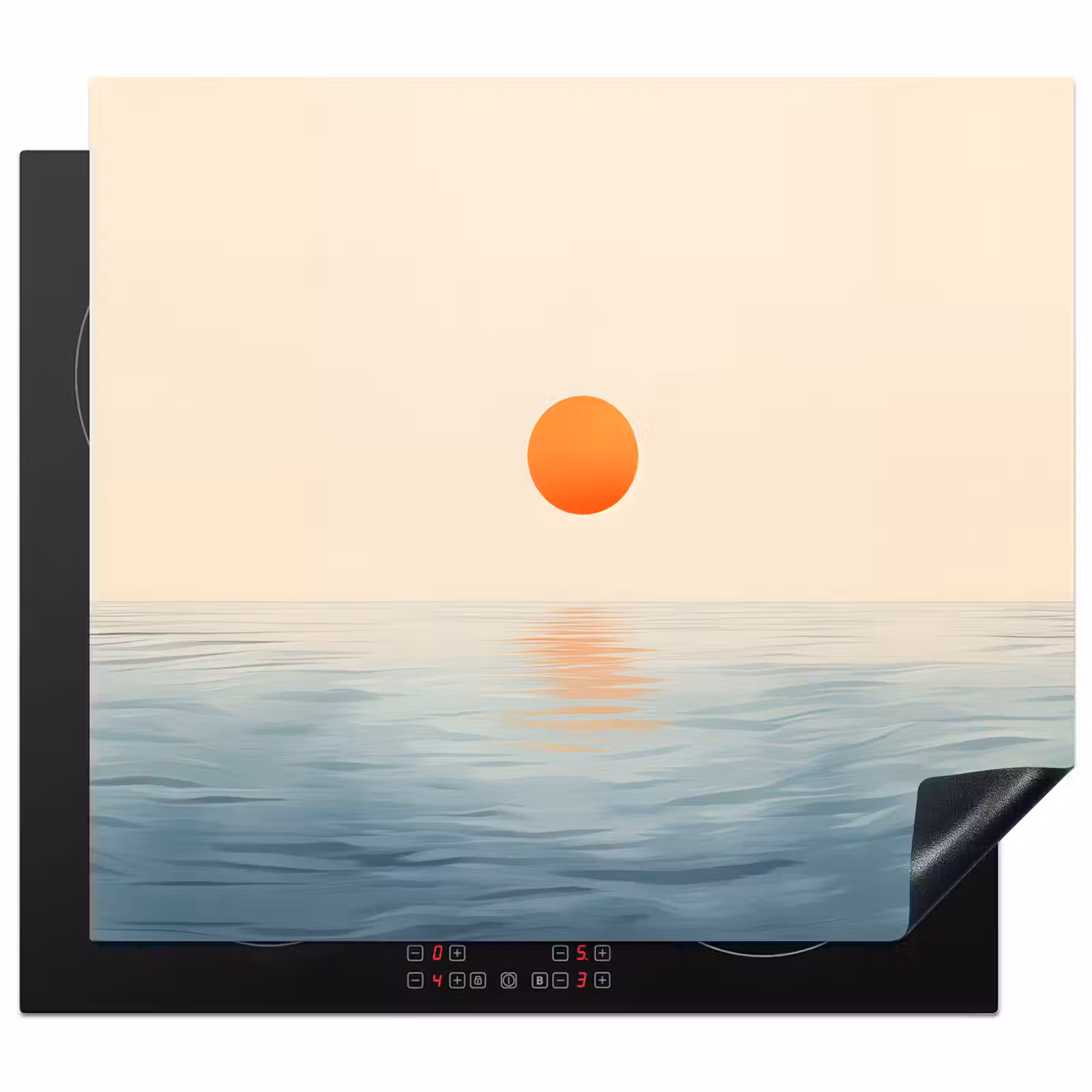Inductie beschermer - Zon - Oranje - Zee — 1