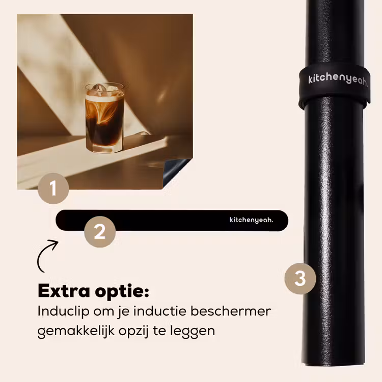 Inductie beschermer - Glas - Ijskoffie - Schaduw - Bruin — 8