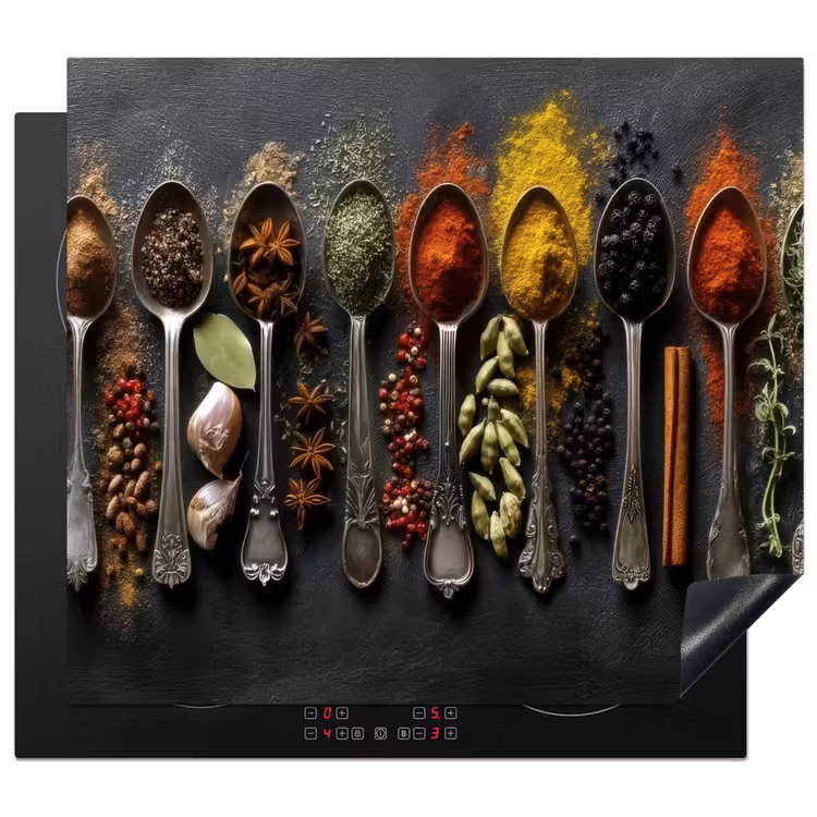 Inductie beschermer - Lepels - Specerijen - Kaneel - Chili — 1