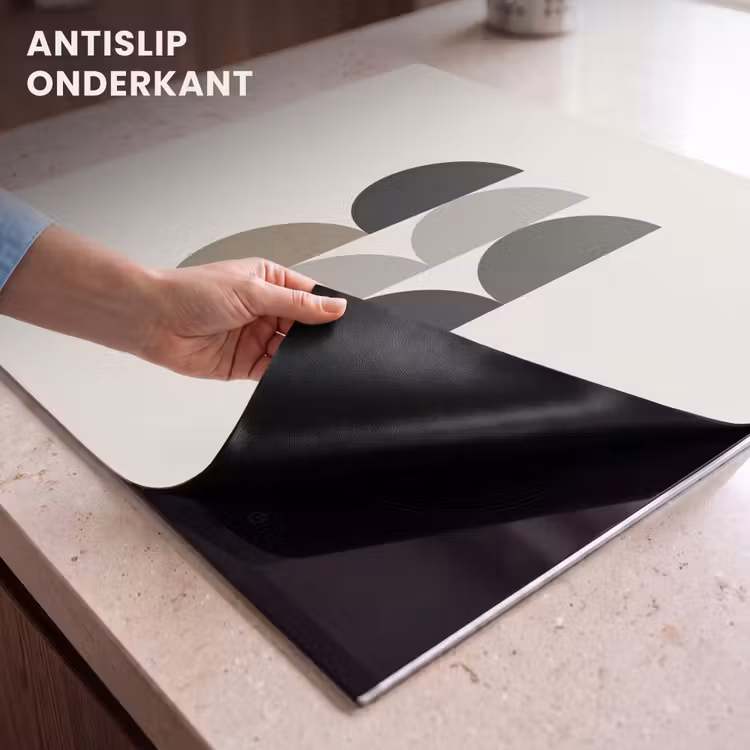 Inductie beschermer - Halve cirkels - Aardetinten - Grafisch — 6