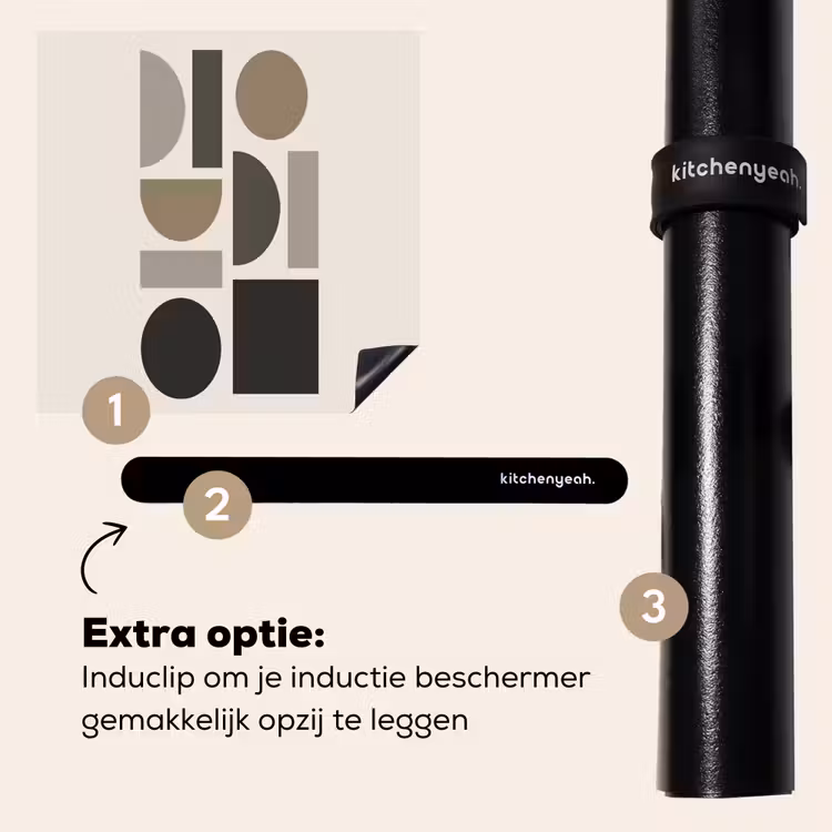 Inductie beschermer - Natuurlijke tinten - Grafisch - Verticale compositie — 8