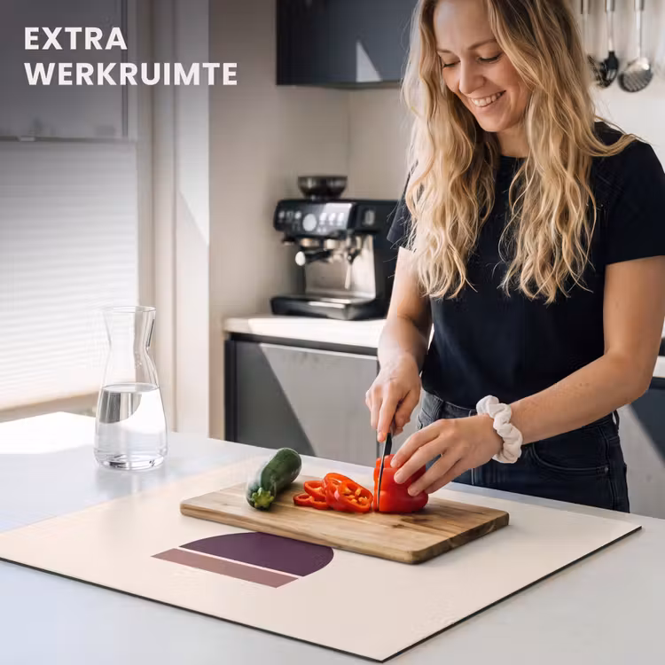Inductie beschermer - Zandloper - Symmetrisch - Rood - Paars — 5