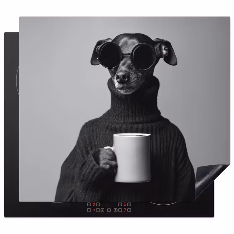 Inductie beschermer - Coltrui - Hond - Bril - Mok — 1